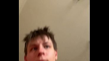 I Couldnt Stop Stroking My Big Cock Until I Covered The Floor In Sperm